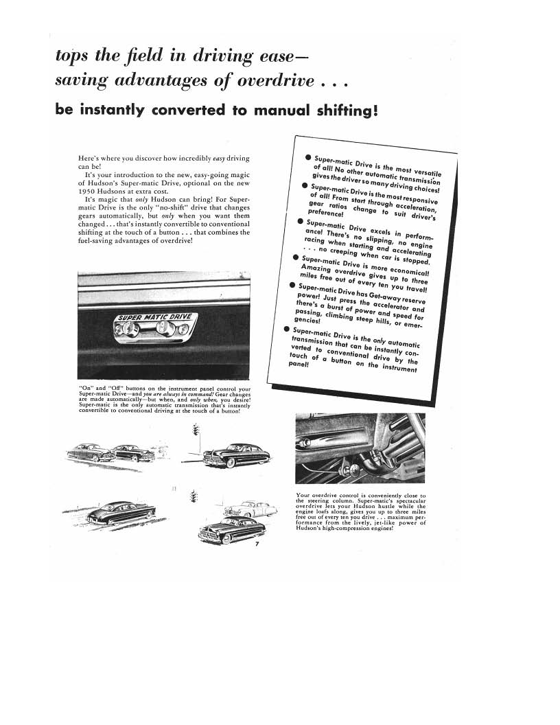 1950 Hudson Sales Booklet Page 15